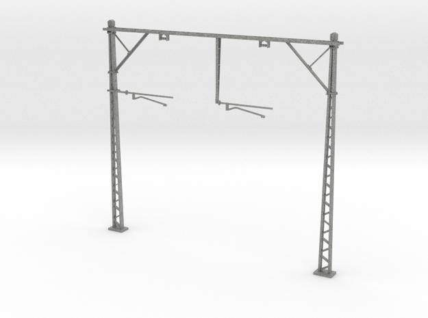 VR Double Stanchion 66mm (Standard) 1:87 Scale in Gray PA12