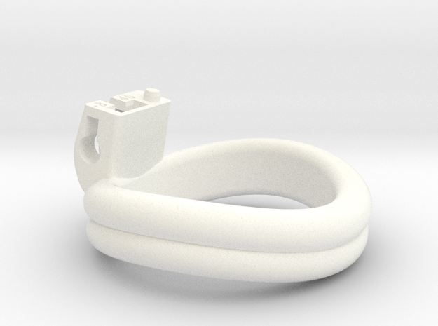 Cherry Keeper Ring G2 - 46mm Double -8° in White Processed Versatile Plastic