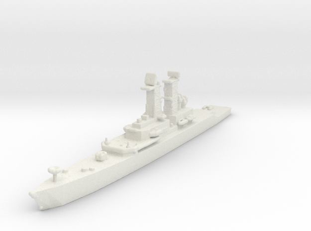 USS Truxtun CGN-35 in White Natural Versatile Plastic: 1:2400