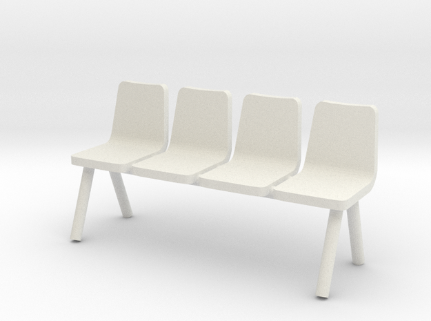 Deck Chairs in White Natural Versatile Plastic