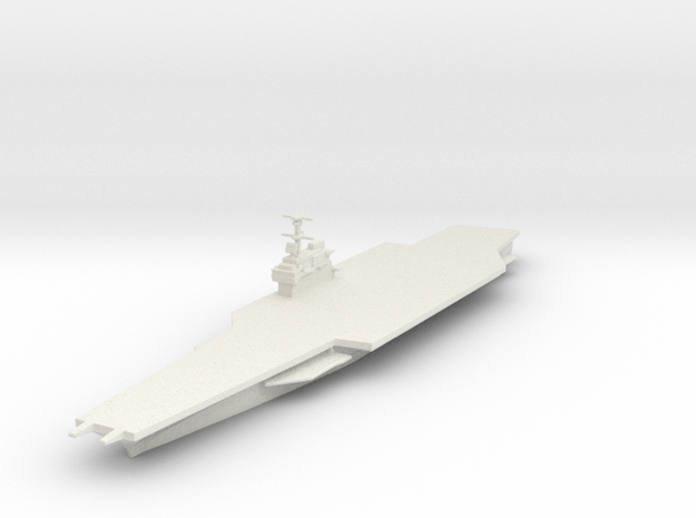 USS Forrestal CV-59 in White Natural Versatile Plastic: 1:2400