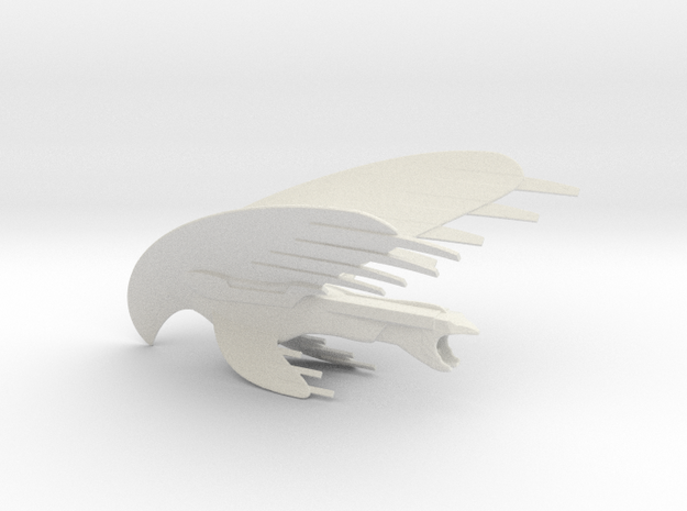 Romulan Warbird / 7.5cm - 3in in White Natural Versatile Plastic