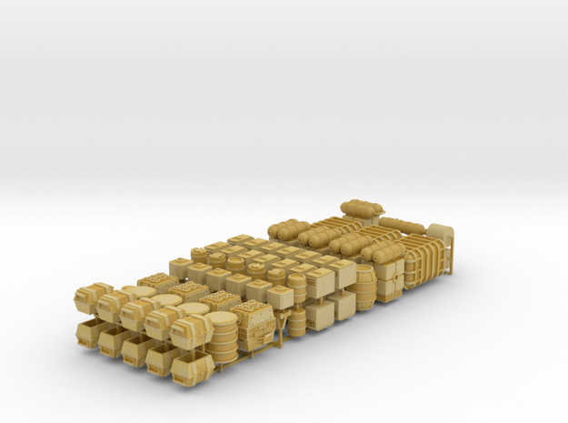 Echo Base Crates 1:43 Complete Set in Tan Fine Detail Plastic