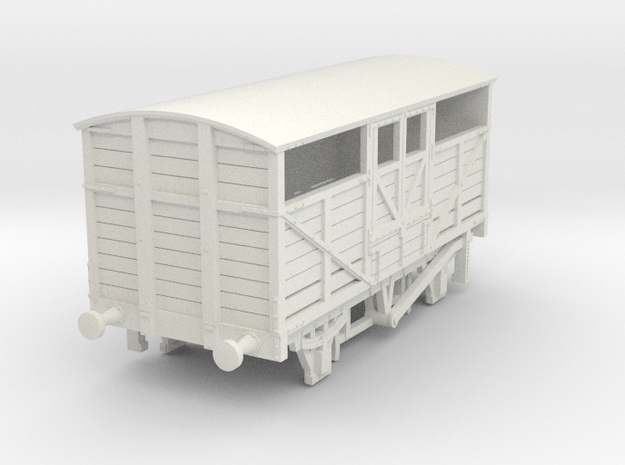 o-100-met-railway-cattle-wagon in White Natural Versatile Plastic