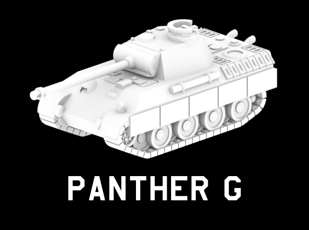 Panther G in White Natural Versatile Plastic: 1:220 - Z