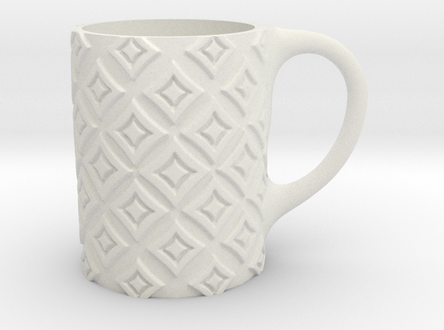 mug_squares in White Natural Versatile Plastic