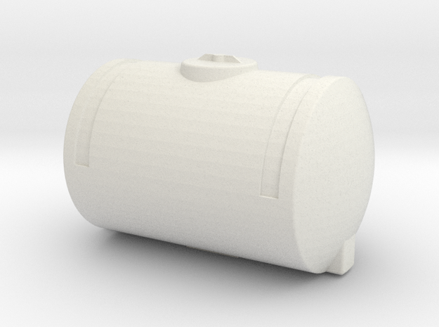 1/64 Scale 110 Gallon Tank in White Natural Versatile Plastic