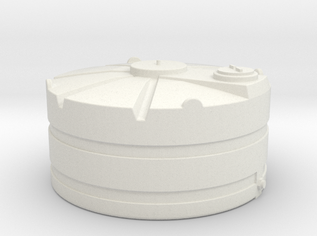 1/64 Scale 1000 Gallon Tank in White Natural Versatile Plastic