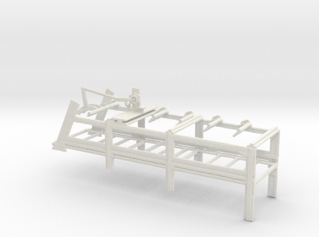 1/48 Scale Depth Charge Rack Mk 11 in White Natural Versatile Plastic