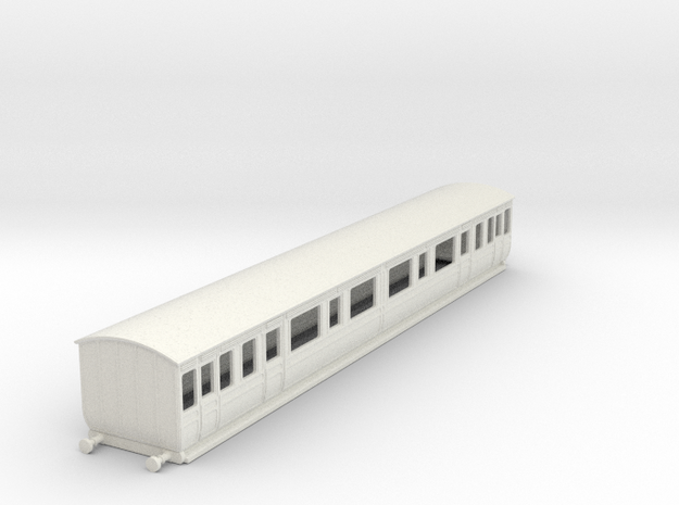 o-100-met-railway-passenger-saloon-coach in White Natural Versatile Plastic