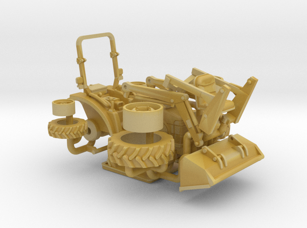 New Holland TC33D “Super Steer” 7308 loader 1-87  in Tan Fine Detail Plastic