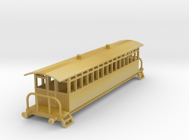 0-148fs-brill-tramway-met-coach in Tan Fine Detail Plastic