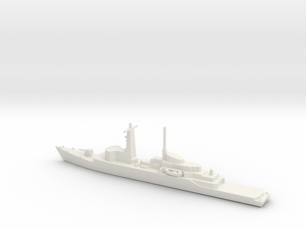 1/1250 Scale HMS Type 21 Frigate  in White Natural Versatile Plastic