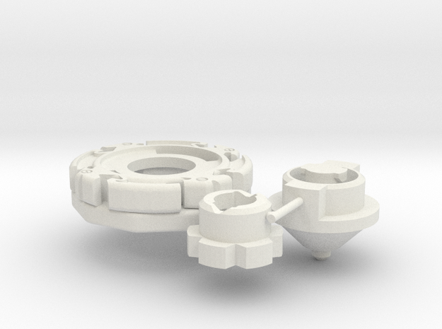 Prototype Phoenix Semi Flat in White Natural Versatile Plastic