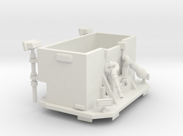 1/87 Pierce(ish) style platform bucket in White Natural Versatile Plastic