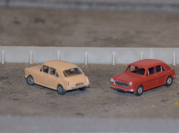 Austin 1100 and Austin GT for TT-scale in Tan Fine Detail Plastic