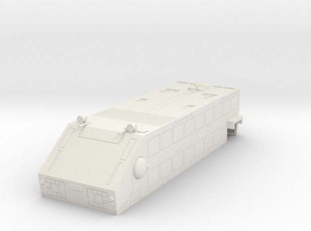 LoGH Imperial Carrier 1:3000 (Part 4/4 : Gunship)  in White Natural Versatile Plastic