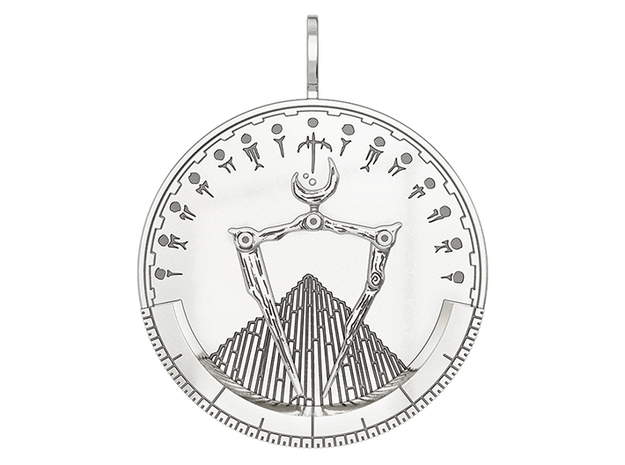 KNIGHTS OF THE EASTERN CALCULUS PENDANT in Antique Silver