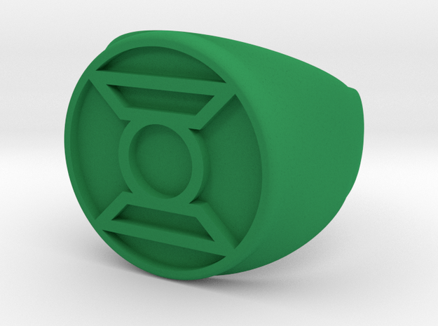 Green Ring, type A1 in Green Processed Versatile Plastic
