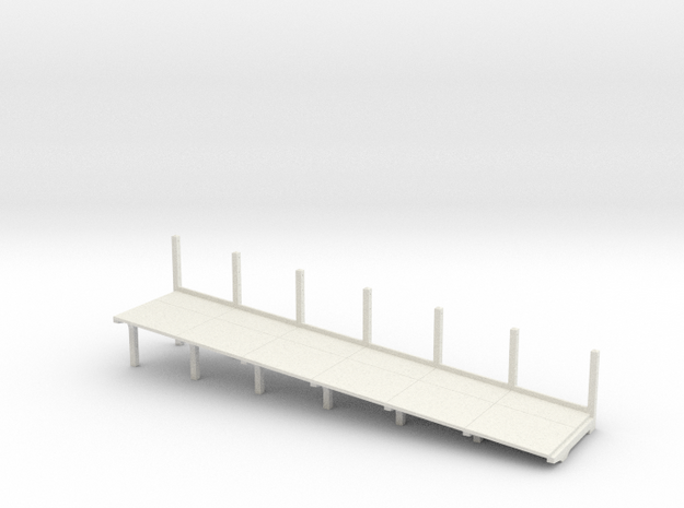 z-43-sr-trestle-platform-ramp-right in White Natural Versatile Plastic