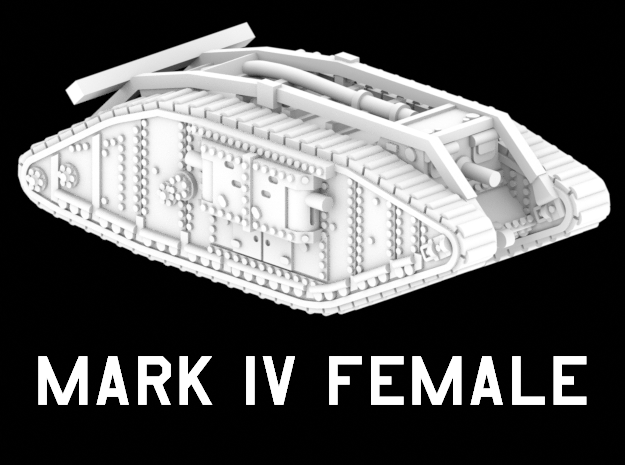 Mark IV Female in White Natural Versatile Plastic: 1:220 - Z