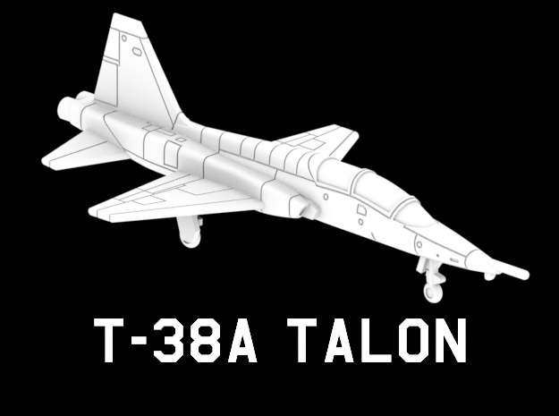 T-38A Talon in White Natural Versatile Plastic: 1:220 - Z