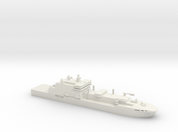 1/1800 Scale Fleet Solid Support Ship Programme in White Natural Versatile Plastic