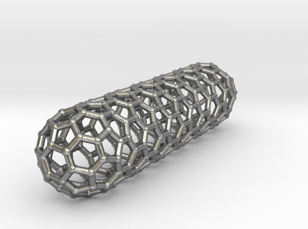 0850 Carbon Nanotube Capped (9,0) 1.04x1.03x4.0 cm in Natural Silver