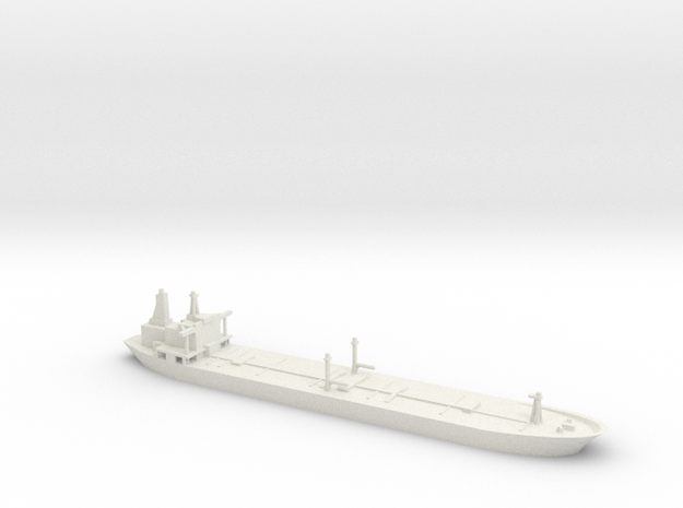 1/3000 Oil Tanker in White Natural Versatile Plastic