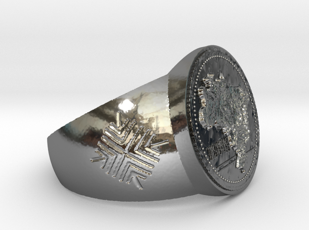 version 1 coin merged final resised in Fine Detail Polished Silver