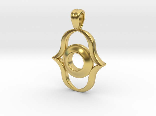 Open minded in Polished Brass