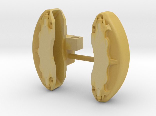GF-0X - brake calipers - rear pair in Tan Fine Detail Plastic