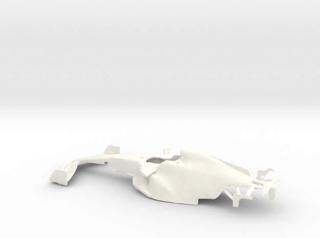 F1 22 type W body shell for NSR chassis in White Processed Versatile Plastic