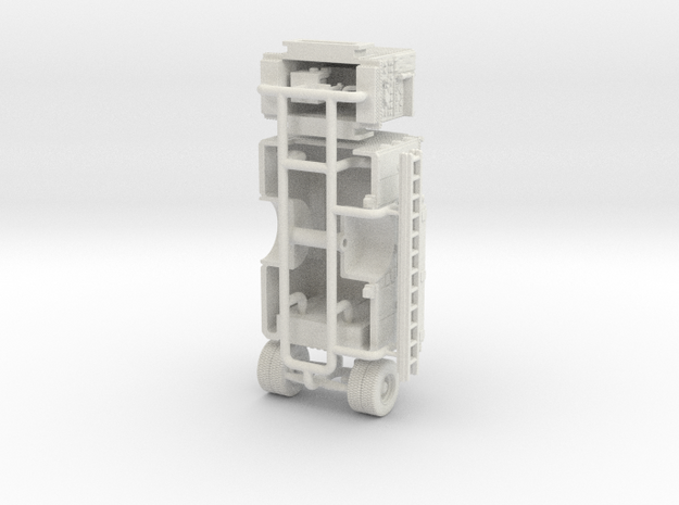 1/87 Seagrave 2019 Engine/SQUAD Body w/ Ladder Rac in White Natural Versatile Plastic