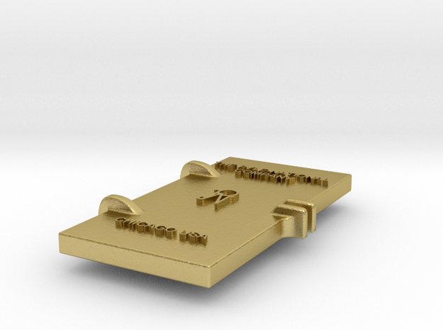 Pyle National Junction Box - Rectangular Lid in Natural Brass