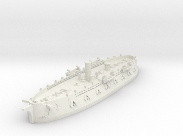 1/600 USS New Ironsides (1862) in White Natural Versatile Plastic