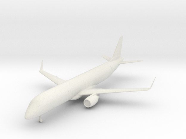 1/400 Embraer E195 in White Natural Versatile Plastic
