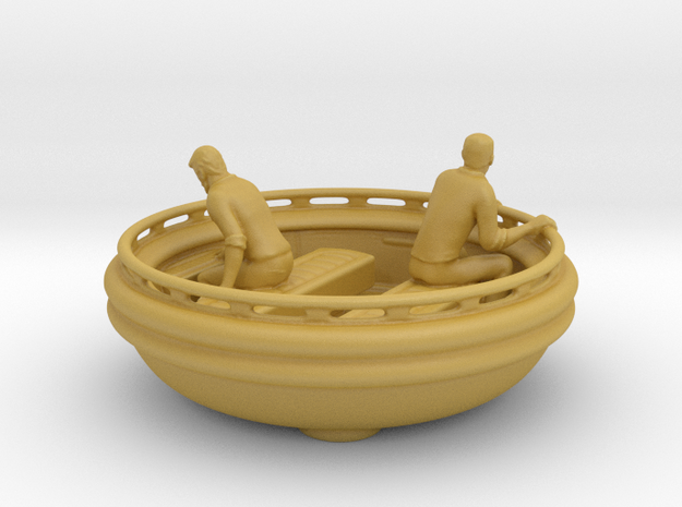 Jonny Quest Hovercraft - Custom in Tan Fine Detail Plastic