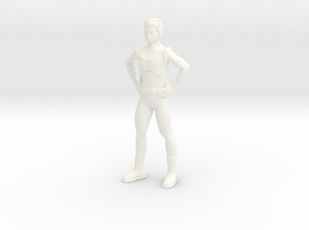 Marine Boy Custom in White Processed Versatile Plastic