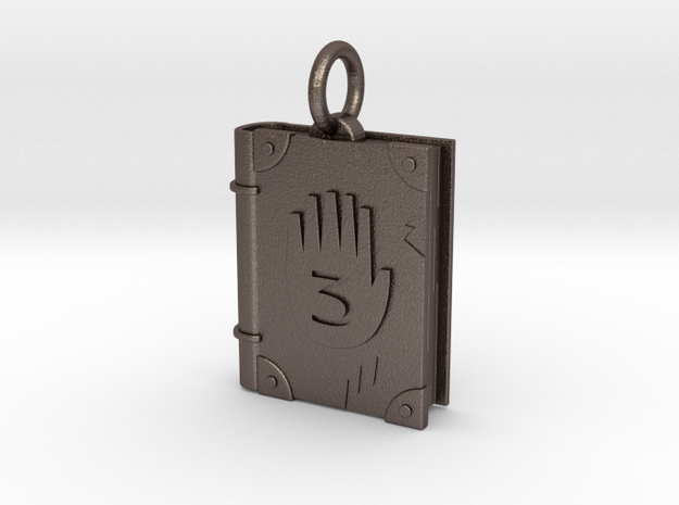 Gravity Falls Journal 3 in Polished Bronzed Silver Steel