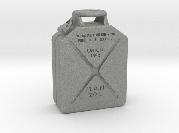 1/6 Romanian 20L Jerrycan Closed Lid in Gray PA12