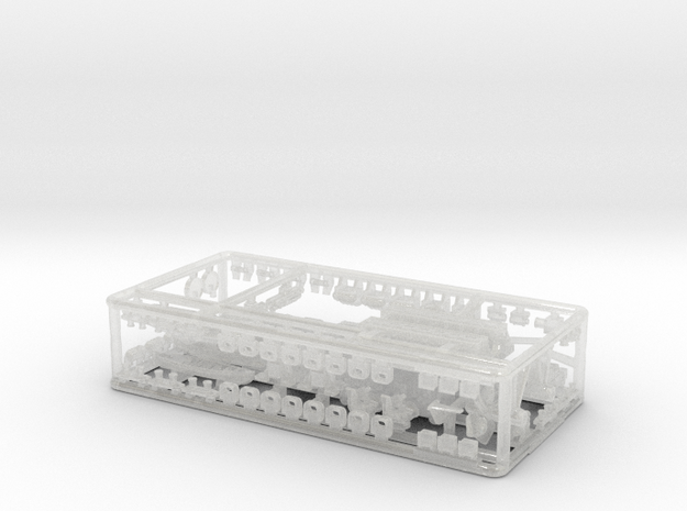 County Class Destroyer Batch 2 upgrade set. 1/700 in Clear Ultra Fine Detail Plastic