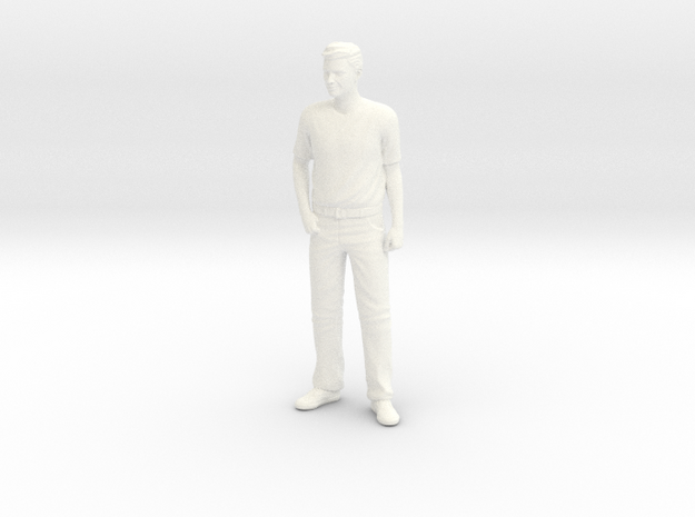 90210 - Steve in White Processed Versatile Plastic