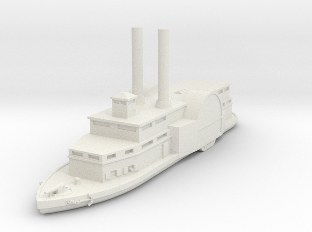 1/600 CSS/USS Queen of the West in White Natural Versatile Plastic