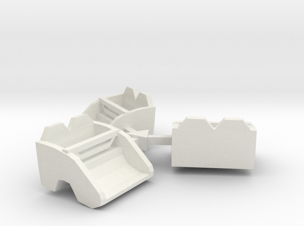 ORBITER - Seat Cluster in White Natural Versatile Plastic