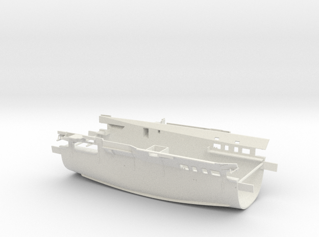 1/400 HMAS Melbourne (1971) Midships in White Natural Versatile Plastic