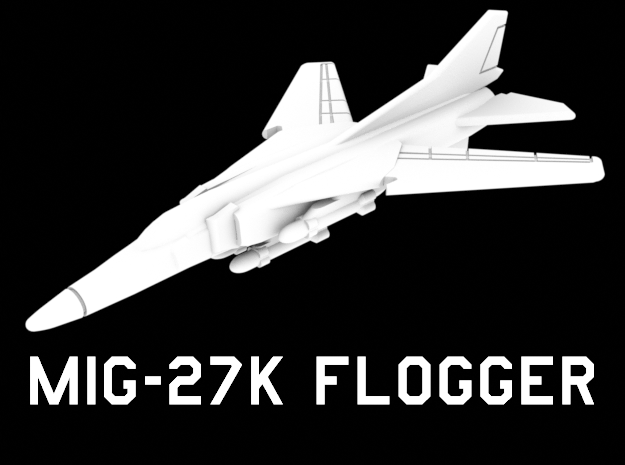 1:400 Scale MiG-27K Flogger (Loaded, Gear Up)