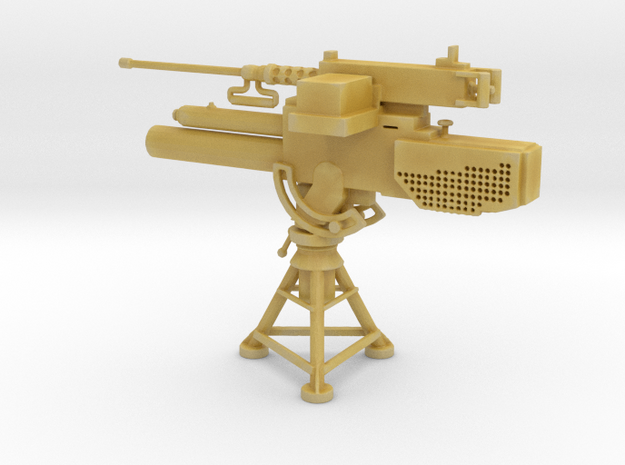 1/24 Scale Mk 2 81mm Mortar with 50 Cal in Tan Fine Detail Plastic