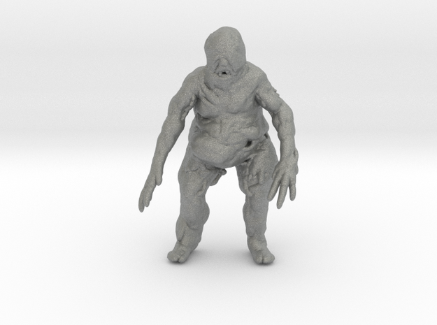 Resident Evil Fat Molded miniature for games rpg in Gray PA12