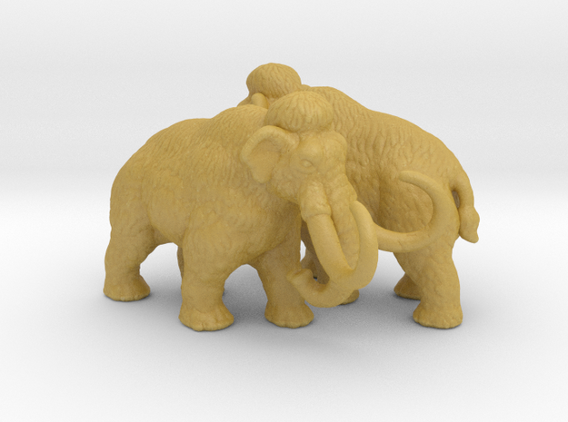 Mammoth 6mm Epic miniature models set figures game in Tan Fine Detail Plastic